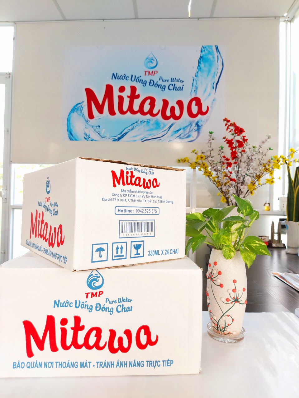 Nước uống đóng chai Mitawa 330ml